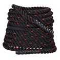thumbnail image 4 of S SERENABLE Battle Rope Equipment Poortable Training Equipment for Training Exercise Gym black and red, 4 of 9