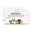 thumbnail image 3 of Inkdotpot 30Jungle Animals Baby ShowerDiaper Raffle Ticket Lottery Insert Cards Supplies Games For Baby Shower Party Bring A Pack Of Diapers To Win Favors Gifts And Prizes, 3 of 5