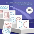 thumbnail image 3 of 20 pcs pattern Left and right brain development toys for children's whole brain thinking training, concentration, attention, fine motor training Puzzle teaching aids Halloween Christmas Gift, 3 of 5