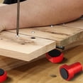 thumbnail image 4 of Chendee Pack Of 6 Aluminium Alloy Bench Hooks Bench Dog Clamp Woodworking Table Clamping,19Mm Red, 4 of 9