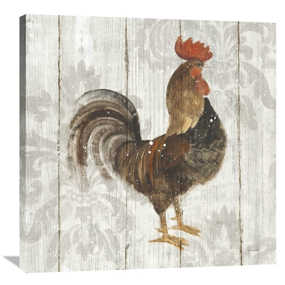 Global Gallery Albena Hristova 'Farm Friend III on Barn Board' Canvas Wall Art