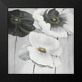 thumbnail image 2 of Atelier B Art Studio 12x12 Black Modern Framed Museum Art Print Titled - ASSORTED WHITE FLOWERS, 2 of 5