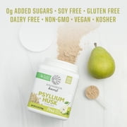 Sunwarrior Harvest Organic Psyllium Husk Powder Fiber Supplement for Digestive Health, 348.6g