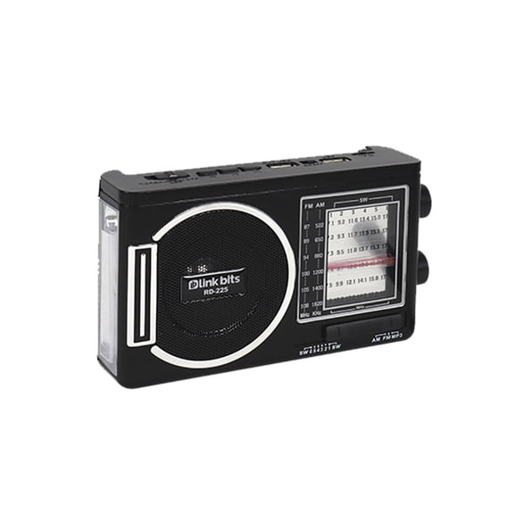 Bocina Bluetooth con Lámpara de Emergencia y Antena para Radio AM/FM/SW LINK BITS RD-225
