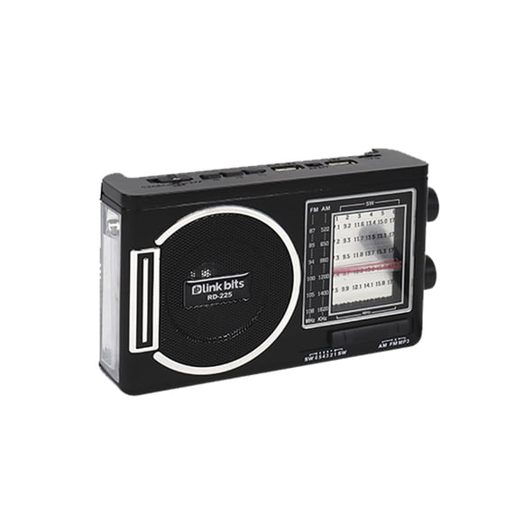 Bocina Bluetooth con Lámpara de Emergencia y Antena para Radio AM/FM/SW LINK BITS RD-225