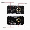 thumbnail image 3 of Output Multi Channel Key Input Output Device Converter with CW Function 2 Way Signal Conversion Connector 6.3mm 3.5mm Port, 3 of 7