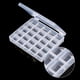 thumbnail image 4 of Contenedor Obbin, Caja De Bobina De Plástico De 12X9,9X2,6 Cm, 1 Unidad Para El Hogar Para 25 Carretes Para Máquina De Coser Industrial ANGGREK Bobbin Organizer, 4 of 7