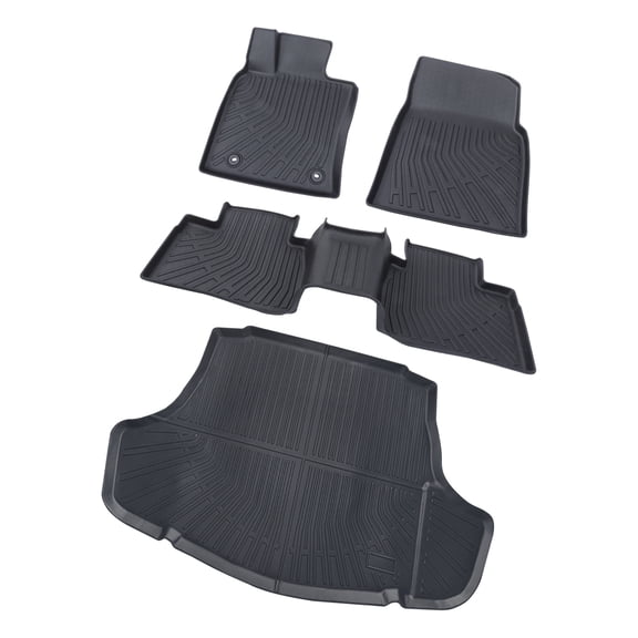 kimllier For Toyota Camry 2025-26 TPE Floor Protection Mats Cargo Liner Floor Mats Black