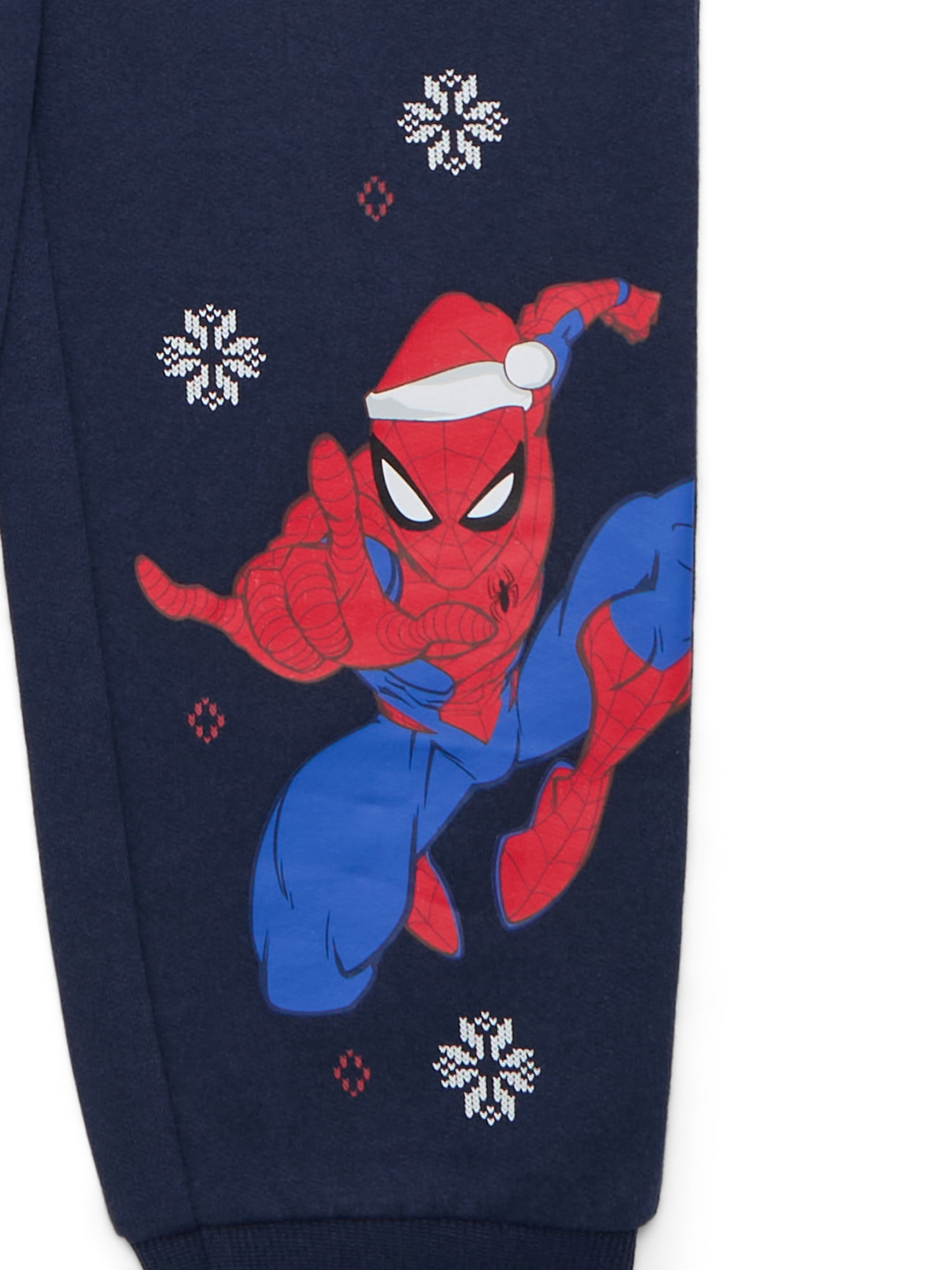 Spider-Man Boys Christmas Graphic Sweatshirt and Sweatpants Set, 2 Piece, Sizes 4-12