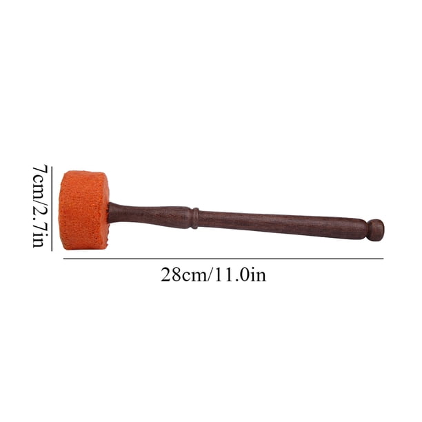 Cuenco de canto mazo cuenco de canto palo budismo palo budismo mazo budismo delantero Hecho a mano de madera dura Felted Striker Mallet Stick para el budismo tibetano Tazón de ANGGREK Otros