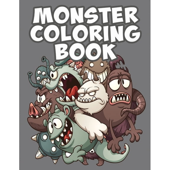 Monster Coloring Book, (Paperback)