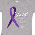 thumbnail image 4 of Inktastic Testicular Cancer Awareness Faith over Fear Boys or Girls Baby Bodysuit, 4 of 5