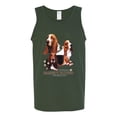 thumbnail image 2 of If It's Not a Bassett Hound Its Just a Dog Gift | Mens Dog Lover Graphic Tank Top, Forest Green, 3XL, 2 of 3