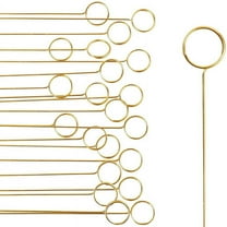 Floral Pick Card Holder, Picture Holders, 40Pcs Ring Loop, Photo Clip Holder Flower Card Holder Stick