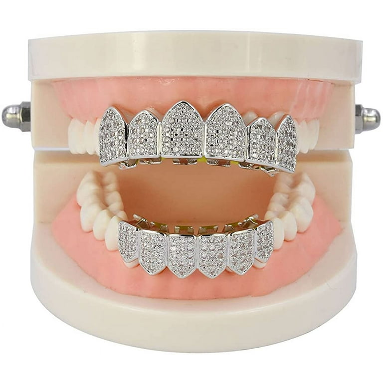 Grillz Barre inter-dentaire Strassée 4 + Kit Empreinte - Grillz Street