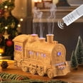 thumbnail image 4 of Christmas Train Diffuser Humidifier, 300ml Cool Mist Aroma Diffuser With Flashing Lights Timer Remote Control For Home Office Holiday Gift, 4 of 6