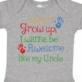 thumbnail image 4 of Inktastic Awesome Like My Uncle Boys or Girls Baby Bodysuit, 4 of 5