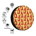 thumbnail image 4 of Fuzoiu Hot Chili Print Universal Spare Tire Cover with Buckle Strap, Waterproof Wheel Covers for Jeep, Trailer, RV, Truck and All Car-16 inch, 4 of 6