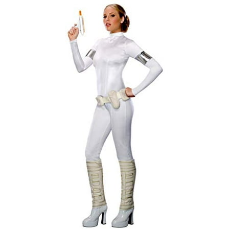 Secret Wishes Star Wars Sexy Padme Amidala Costume, White, Small
