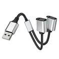 thumbnail image 1 of Dsseng Câble Répartiteur de Puissance Multi USB2.0 Hôte USB vers USB Adaptateurs Mâle Femelle Câble, 1 of 15