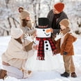 thumbnail image 3 of VETPW 8 Piece Snowman Costume Adult,Snowman Outfit Tutu Skirt Snowman Scarf Christmas Hat Carrot Nose Gloves Pom Pom Balls Christmas Fancy Dress for Women Xmas Party Cosplay Set Accessories, 3 of 7