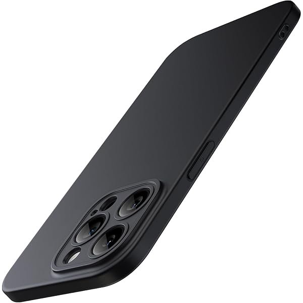 wonima11 JETech Slim Case for iPhone 15 Pro Max 6.7-Inch with Camera Lens Full Cover Protection, Ultra-Thin Lightweight Matte Finish Minimalist Protective Phone Cover (Black Titanium)