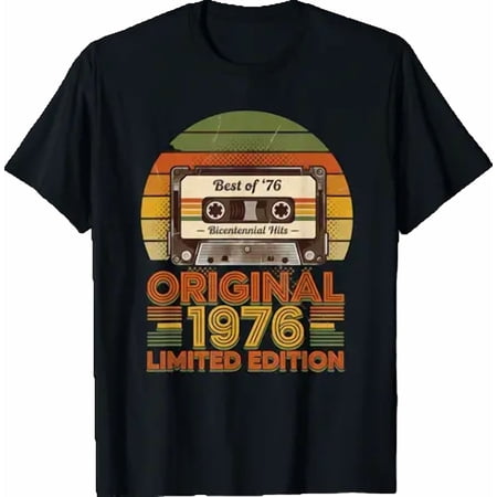 Best of 76 Bicentennial Hits Original 1976 Limited Edition T-Shirt, Vintage Birthday Gift