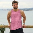 thumbnail image 6 of KLL Fish Scales Print Men's Muscle Gym Workout Stringer Tank Tops Bodybuilding Fitness T-Shirts Tank Tops Men-XX-Large, 6 of 7