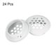 thumbnail image 3 of Cubierta de ventilación circular de 24 piezas Soffit Vent 19mm/0.7" Cubierta de ventilación de acero inoxidable blanca, 3 of 7