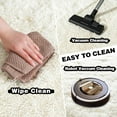thumbnail image 3 of 8x10 Area Rugs for Living Room, Ultra Soft Fluffy Large Shaggy Rug Carpet for Bedroom, Non-Slip Fuzzy P Rugs for Nursery Boys Girls Kids Room Modern Indoor Home Dr, Cream White, 3 of 6