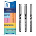 thumbnail image 1 of Pilot Hi-Tecpoint V5 Rollerball Pens, Fine Point, 0.5mm, Black Ink, 3 Pack, 1 of 4
