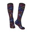 thumbnail image 4 of Fotbe Colorful Shells print Women's Men's Novelty Crew Socks Cotton Socks Knee High Socks for Walking,Running,Nurses,Pregnancy, 4 of 9
