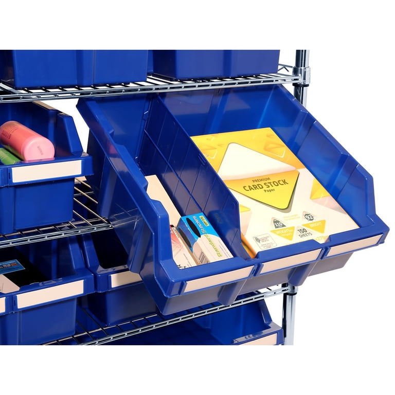 Seville Classics 8-Tier 24-Bin Rack, 36" W x 63.5" H photo 6