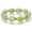 Green, variant on 7.5 inches Orange White Stretchy Handcrafted Murano Glass Beads Adjustable Bracelet for Women
