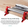 thumbnail image 3 of 2pcs Wrap Buddies Gift Wrapping Tool Tape Dispenser Paper Roll Holder Clip, 3 of 5