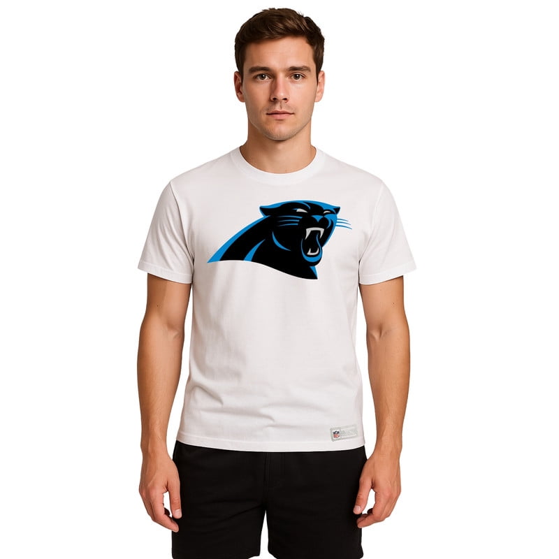 NFL Playera Aficionado Básica Carolina Panthers Blanco para Hombre