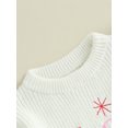 thumbnail image 5 of Bagilaanoe Newborn Baby Girl Boy New Year Clothes Knitted Sweater Long Sleeve Letters Embroidery Pullover 3M 6M 9M 12M 18M Infant Warm Jumpers Tops Fall Loose Knitwear, 5 of 9