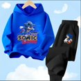 thumbnail image 5 of Conjunto de sudadera con capucha Sonic 2024, ropa de bebé para primavera, prendas de vestir exteriores, tops, sudadera para niño, ropa para niña, ropa para madre e hijo, 5 of 5