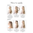 thumbnail image 2 of CHUANK Invisible Wire Hair Extensions Synthetic 18 Inch Adjustable Size Secret Headband Hairpieces for Women Dirty Blonde, 2 of 6