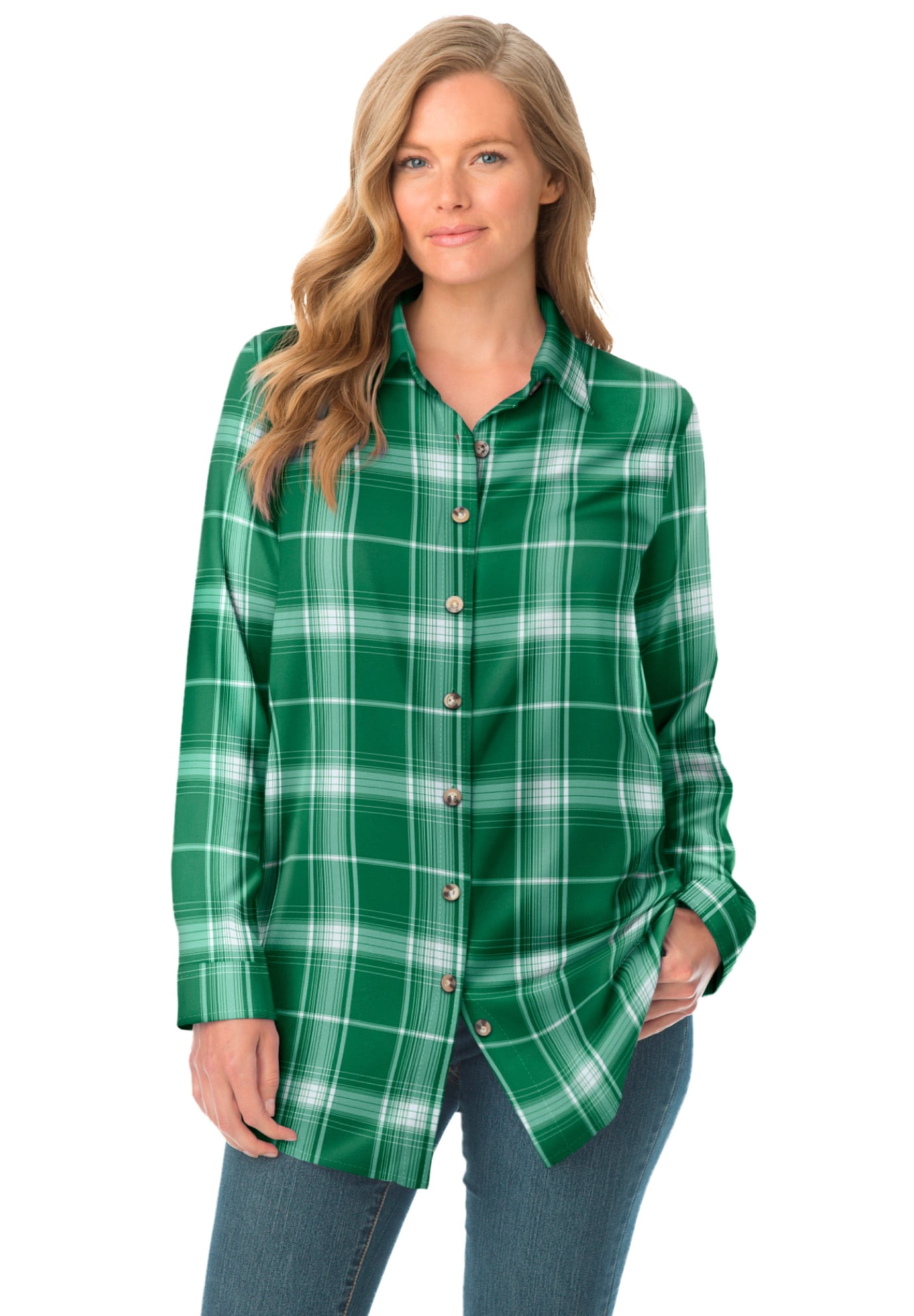 flannel shirts walmart womens