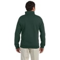thumbnail image 3 of Super Sweats NuBlend® Quarter-Zip Cadet Collar Sweatshirt, 3 of 3