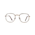 thumbnail image 2 of The One Who Knocks Clear Hexagonal Aviator Lens Glasses, Gold, 2 of 5