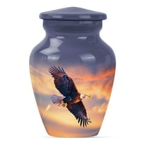 SUBSH Eagle Urn - Small Urns for Ashes - Burial Urns for Adult Human Ashes - Cremation Urns for Adults - Adult Cremation Urns - Funeral Urn Ashes (3 inch Pack of 1)