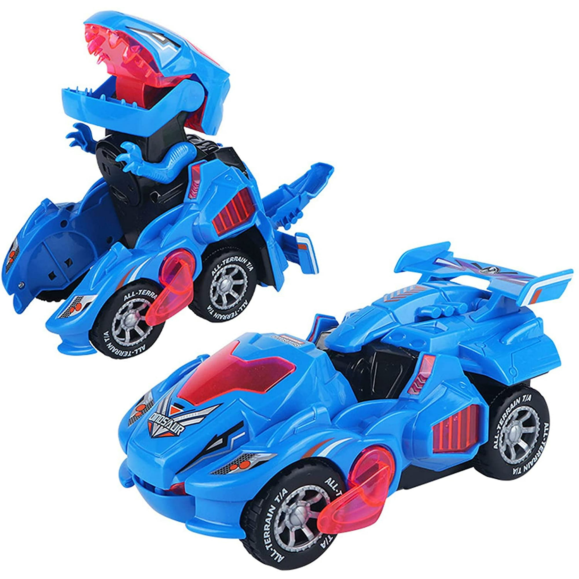 Transformer Toys for 3 4 5 Year Old Boys Dinosaur Toys for 3 6 Year Old Boys Toys Dinosaurs Toy Car Christmas Birthday Dino Toy Cars Birthday Gifts for Toddlers Boys Girls Blue Walmart