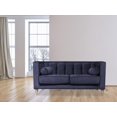 thumbnail image 2 of Love Seat Poole SofaMatch, Tela Quantum, Patas Natural azul, 2 of 5