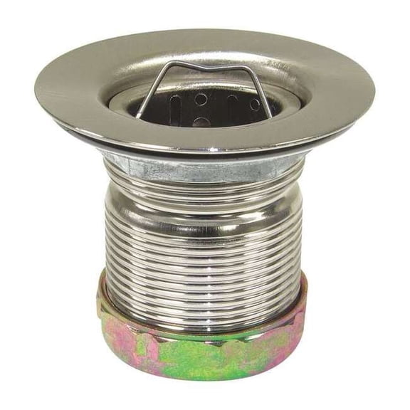 Perfect Putty Brass, SS ,Basket Strainer,3-1/2in 59-3062