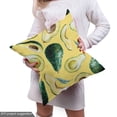 thumbnail image 4 of Ambesonne Avocado Fabric by the Yard Upholstery, Watercolor Summer Food, 2 Yards, Multicolor, 4 of 4
