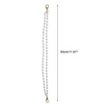 thumbnail image 2 of Unique Bargains 1 Pc Portable Double Layer Pearl Handbag Strap for Dating Gold Tone Metal Plastic, 2 of 5