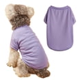 thumbnail image 2 of Dog Clothes Breathable Cotton Dog T-Shirt Lightweight Short Sleeve Pet Tee Summer Casual Outfit for Small Medium Dogs Cats Puppies Daily Wear, 2 of 6