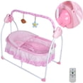 thumbnail image 5 of Dioche Newborn Electric Bassinet,Newborn Carrier Bassinet,Sleep Soothing Baby Electric Bassinets Newborn Infant Baby 3 Gears Swing Bassinet, 5 of 8